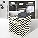 Sorbus Foldable Storage Cube Basket Bin, 6 Pack,Chevron Pattern (Beige)