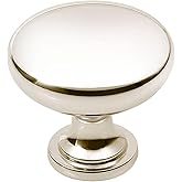 khtumeware 10 Pack 1-1/4 inch Polished Nickel Cabinet Knobs Dresser Knobs Oval Drawer Knobs Kitchen Cabinet Hardware Zinc Kno