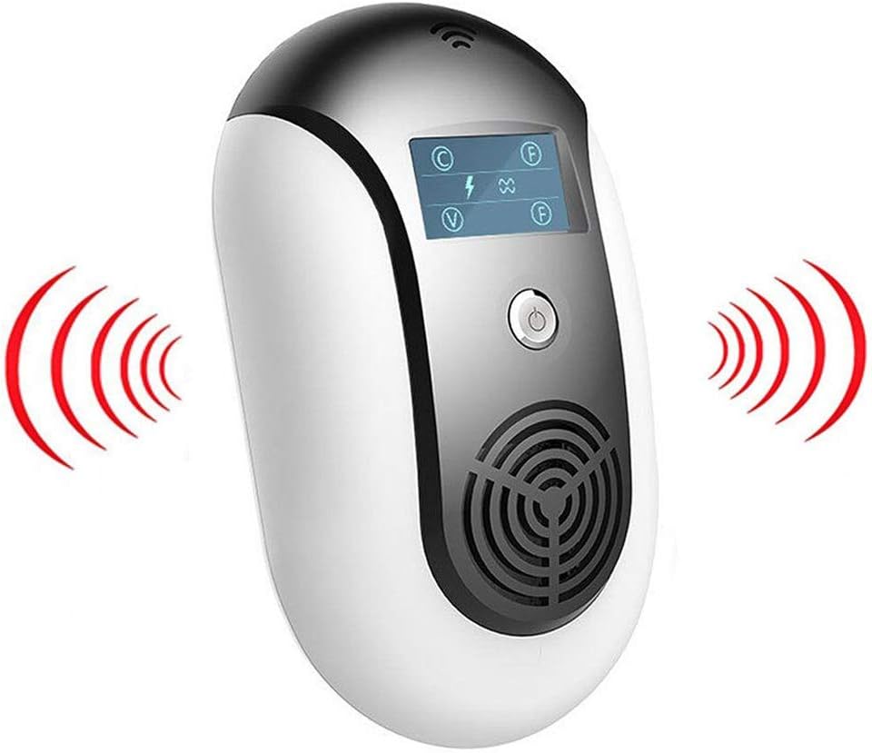 Qweidown Ultrasonic Pest Repellent - Upgraded Pest Control Electronic Insect Repellent for Indoor Use, NO Chemicals - 100% Human&Pet Safe - Home, Kitchen, Hotel, Restaurant, Office, Ware-House