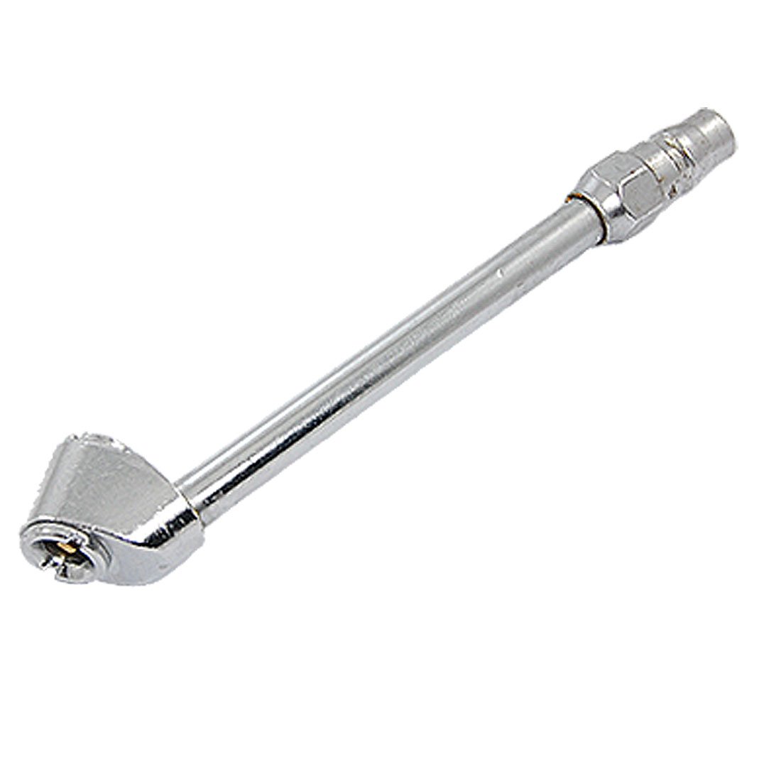 sourcing map Car Motorcycle Silver Tone 2 Way Tyre Tire Air Chuck