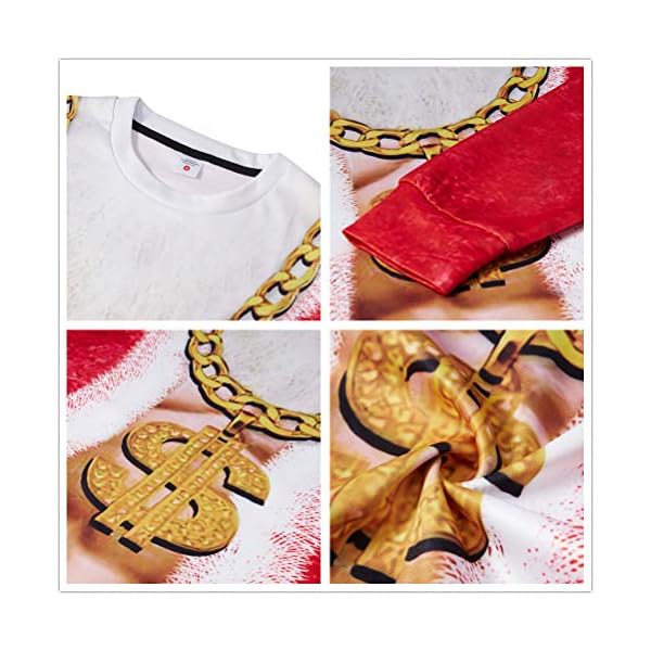 Idgreatim Unisex Ugly Christmas Crewneck Sweatshirt Novelty 3D Graphic Long Sleeve Sweater Shirt - Image 4