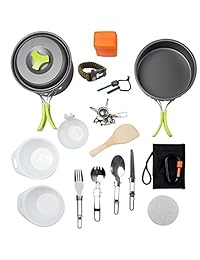 MalloMe Kit de cocina para acampada y senderismo a