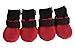 Dog Shoes Breathable and Protect Paws Soft Nonslip Soles Color Red Size Medium - Inner Sole Width 2.56 Inch