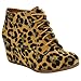 BELLAMARIE BRENDA-11 Women's Classic Lace Up Wedge Ankle Booties