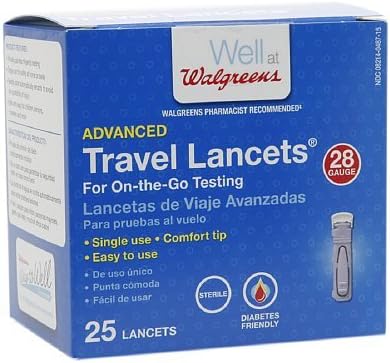 Walgreens Travel Lancets 25 ea