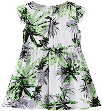 夏 18 人気 女の子 子供服 キッズ ワンピース ドレス フリル 葉柄 可愛い 復古 カジュアル お出かけ 普段着 独特 通学 発表会 個性 売り出し 通園 ａライン プレゼント 日常