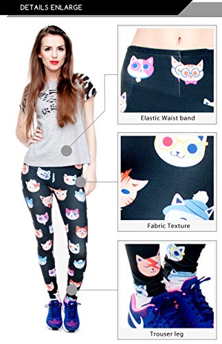 Qiyuxow-Women-Yoga-Leggings-Digital-Print-Skinny-Pants-Strechy-Workout-Leggings