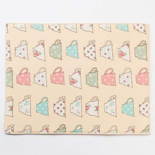 Laura Ashley Teacups Microfiber Dish Drying Mat