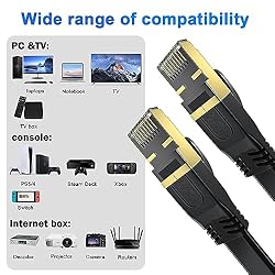 Cat 8 Ethernet Cable 6 FT, Outdoor&Indoor High