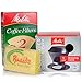 Yeegfeycc Melitta Coffee Maker Single Cup Pour Over Coffee Brewer with Natural Brown Cone Coffee Filters #2 100-Count and a Braidz Scrub Pad