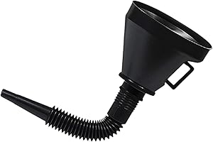 Oil Funnel, Automotive Flex Funnel with Hose, Wide Mouth Flexible Long Funnels Fluid Transmission Tool for Vehicle Truck RV M