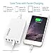Arteck 40W 5-Port 8A High Speed Multiple USB Charger with Smart Technology for iPhone Xs Max, Xs, Xr, X, 8, 8 Plus, 7s, 7, 6, iPad, Samsung and Other Smartphone, Tablet