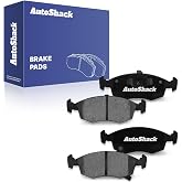 AutoShack Front Ceramic Brake Pads, 4pcs | Compatible with Fiat 500 2012-2019