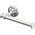 Gatco 4123 Tavern Toilet Paper Holder, Polished Nickel / Wall Mounted Euro Style Toilet Tissue Holder, Zinc