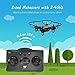 TaoTronics Quadcopter Drone, 2 in 1 Glider Air Plane, RC Quadcopter Helicopter Drone, 2.4GHz UAV Quadcopter Flying Toy, Long Range Remote Control, Good for Beginning Player (for Age 14+)