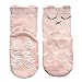 OLABB Toddler Socks with Grips Animal Crew Socks Non-skid 6 Pairs Gift Set