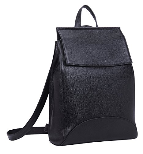 heshe womens leather backpack