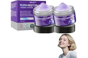 CRAZYLEAF BBOJI Teeth Restoration Mineral Powder, Teeth whitening Powder, Freshen Breath Whitening, Remineralizing Tooth, Anti-Cavity (2)