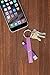 Belkin MIXIT Lightning to USB Keychain with 2.4 Amp Lightning ChargeSync Cable for iPhone, iPad and iPod (Purple)