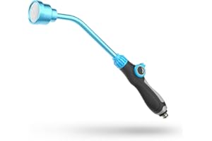 DTRK Watering Wand 19 Inch Detachable Sprayer Wand 1000 Holes Garden Hose Wand with Thumb Flow Control for Hanging Baskets, Plants, Flowers, Shrubs, Seedbed,Garden and Lawn