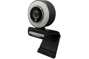 Phantom Cables Plug and Play USB Webcam for Online Calling, Conferencing, Zoom, Teams, Facetime, YouTube, Streaming 1920x1080