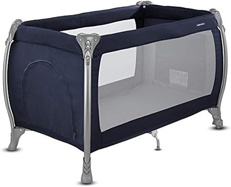 travel cot blue