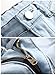 CLOTPUS Men's Slim Fit Ripped Stretch Jeans Destroyed Skinny Pants with Holes Light Blue W30