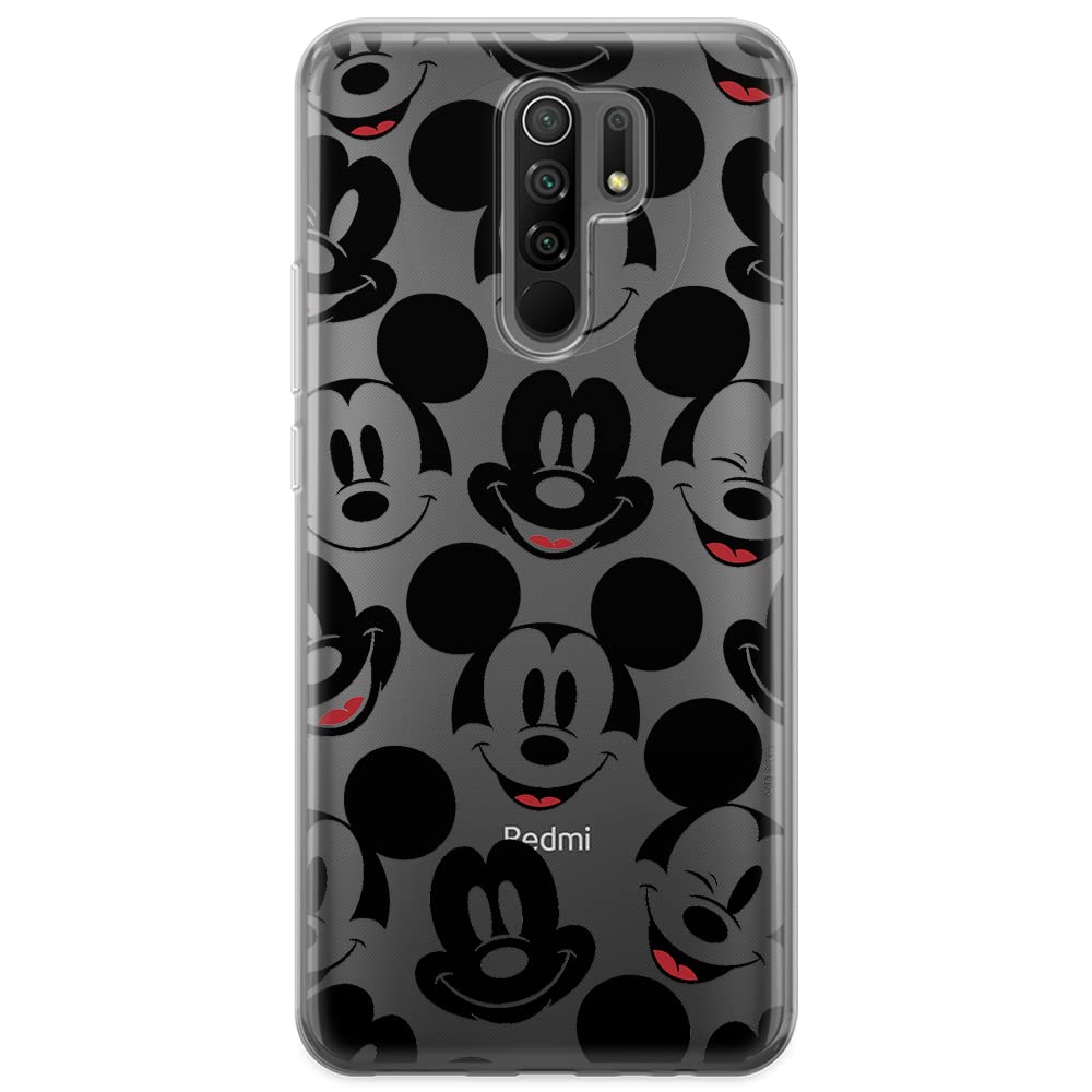 ERT GROUP mobile phone case for Xiaomi REDMI 9 original and officially Licensed Disney pattern Mickey 018 optimally adapted to the shape of the mobile phone, partially transparent