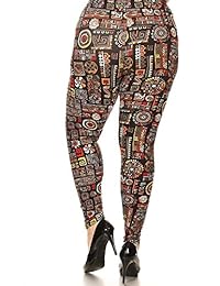 Leggings impresos supersuaves y elásticos de Mix Plus.