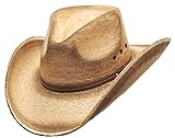 WESTERN EXPRESS Pinch Front Palm Hat