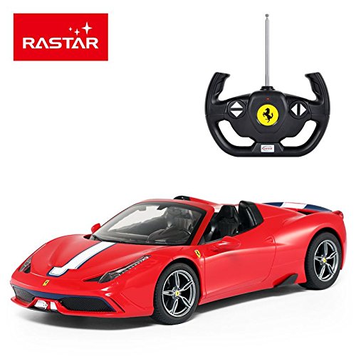 Officially Licensed Ferrari 458 Speciale A Electric RC Car 1:14 Scale Color Red with Light Flashing When Horn