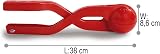 Jamara 460394 Snow Play Snowball Maker Scoop 38cm Red - Fast Fluffy Snowballs view 3