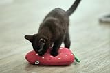 Petface Strawberry Plush Cat Toy with Natural Catnip Soft Plush Kittens view 8
