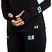Under Armour Women's UA Base 2.0 Crew Black/Cortez T-Shirt SM (US 4-6)