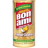 Bon Ami Powder Cleanser (14 oz, 4 Pack) Works Great as A Kitchen Countertop Cleaner and Bathroom Tile Cleaner, Scratch Free Earth Friendly Home Cleaner