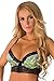 Velvet Kitten Sexy Lets Hook Up Longline Bra for Women B24153 (34C, Green/Black)