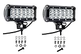 Cutequeen 6.5-Inch 36w 3600 Lumens White spot light FOR Tractor Marine off-road lighting RV ATV(pack of 2)