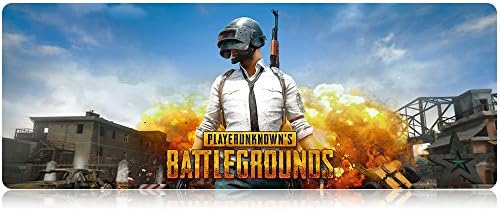 PLAYERUNKNOWN¡¯S BATTLEGROUNDS Extended Large Gaming Mouse Pad Large Computer Desk Pad Anti-slip Rubber Base Stitched Edges (BATTLEGROUNDS-4)