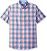 IZOD Men's Big and Tall Advantage Performance Short Sleeve Easycare Plaid Shirt