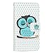 Cute Sleeping Owl Iphone 5 Wallet Case Leather - Best Iphone 5 Wallet Case for Men and Women, Made of Leather, Flip Case, Bonus Included - Iphone 5 Screen Protector Included