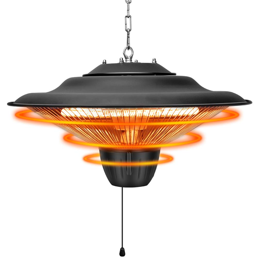 Buy Air Choice Patio Heater Outdoor Heater, 1500W, Ceiling ed Heater for  Balcony, Overheat Protection, Tip-Over Shut Off, Halogen Heater for  Courtyard, Garage Use Online at desertcartKUWAIT