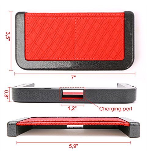 New Car Pocket Organizer - Double-Sided 3M Tape - Console Organizer Car Storage - Dashboard Phone Holder - Automotive Interior Accessories