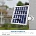 Skylety Solar Panel with Security Wall Mount Compatible with Ring Spotlight Cam Only, 5 m/ 16.4 ft Cable with Barrel Connector, 5 V/ 3.5 W (Max) Output, Without CAM, White