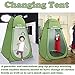 Campla Shower Tent Pop up Camping Changing Tent Portable Waterproof Outdoor Dressing Bathroom Toilet Tent Privacy Shelter Tent with Carrying Bag