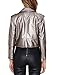 Haoduoyi Womens Slim Zipper Motorcycle Biker Leather Crop Jackets