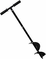 AUGER 6 inch Manual Post Hole Auger Digger Heavy Duty Hand Drill