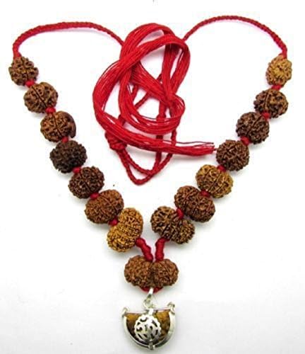 Rudraksha Siddha Mala / 1-14 Mukhi Gauri Shankar &amp; Ganesh Rudraksha - Nepali