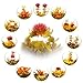 Teavivre 12pcs Handmade Blooming Flower Tea - Radom Varieties of Individually Sealed Tea Ball - Assorted Flowering Green Tea Ball - Natural Flowers Hand-tied with Green Tea
