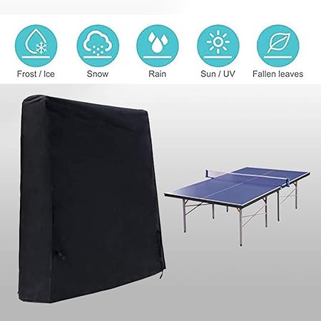 Yousheng Schwarz Tischtennis Tischabdeckung Internationaler Standard Outdoor Indoor Garten Im Innenhof Tischtennis Abdeckung Geeignet For Klapptischtennis Tischabdeckung Amazon De Kuche Haushalt