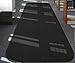 House, Home and More Skid-Resistant Carpet Runner - Black - 6 Feet X 27 Inches